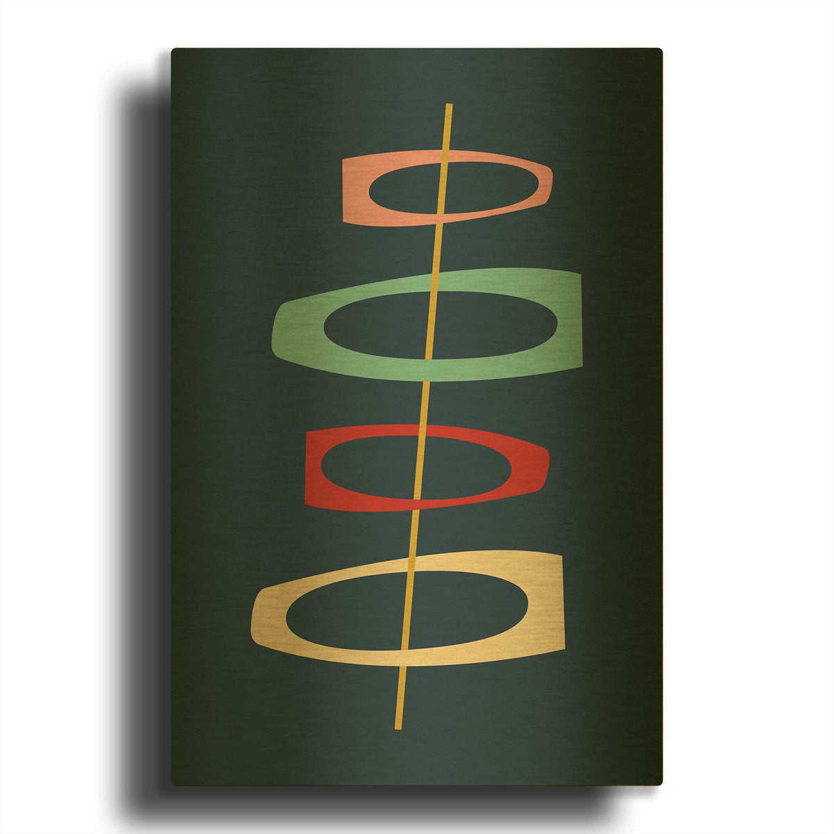 'Mid Century Modern' By Gary Williams Gold Metal Wall Art