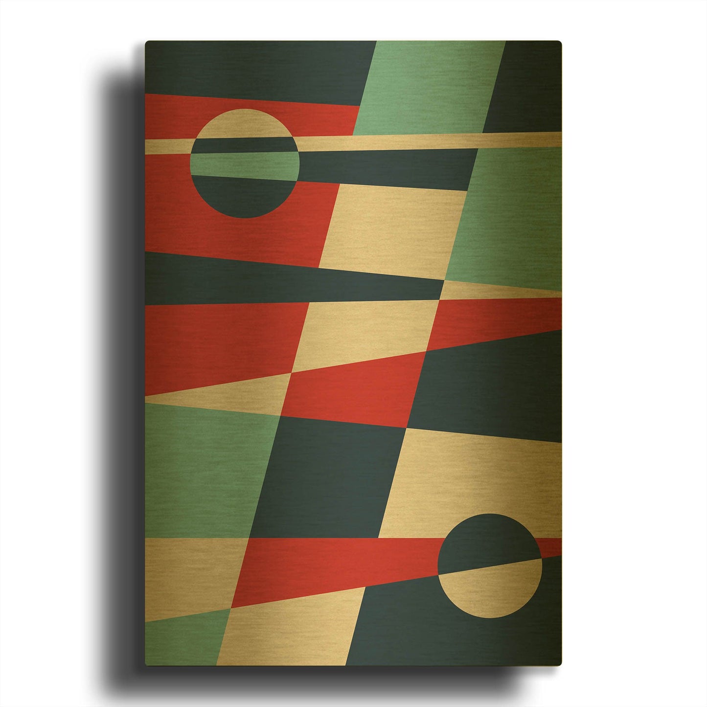 'Mid Century Modern 2' By Gary Williams Gold Metal Wall Art