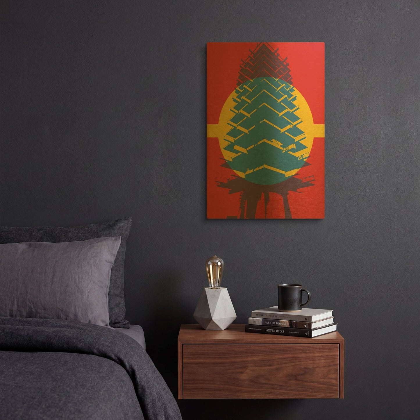 'Architecture' By Gary Williams Gold Metal Wall Art