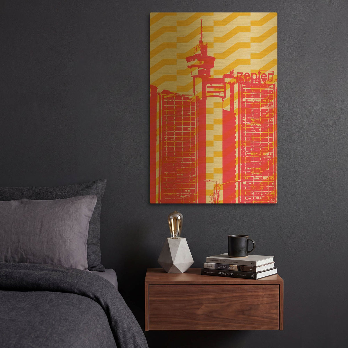 'Architecture 2' By Gary Williams Gold Metal Wall Art