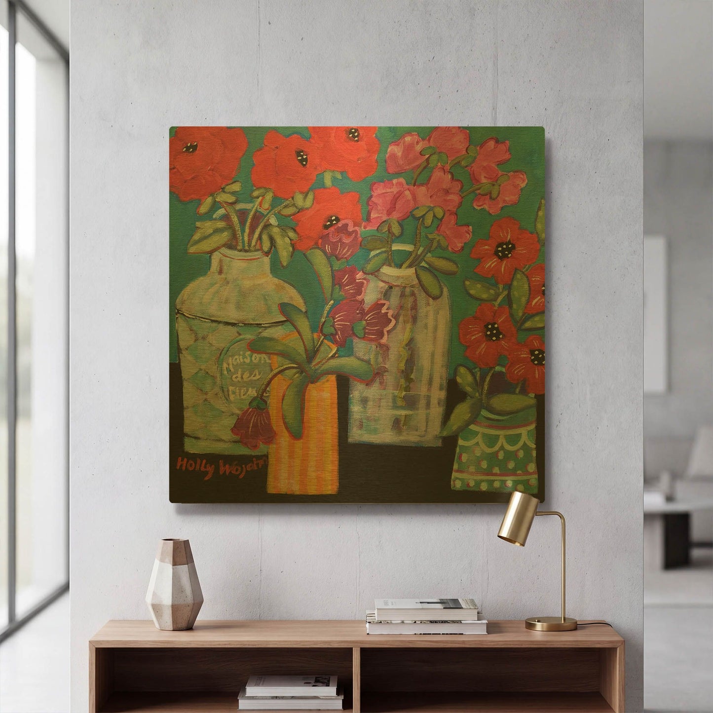 'Linger Longer Loverlies' By Holly Wojhan Gold Metal Wall Art