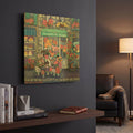 'Bouquets De Saison' By Holly Wojhan Gold Metal Wall Art