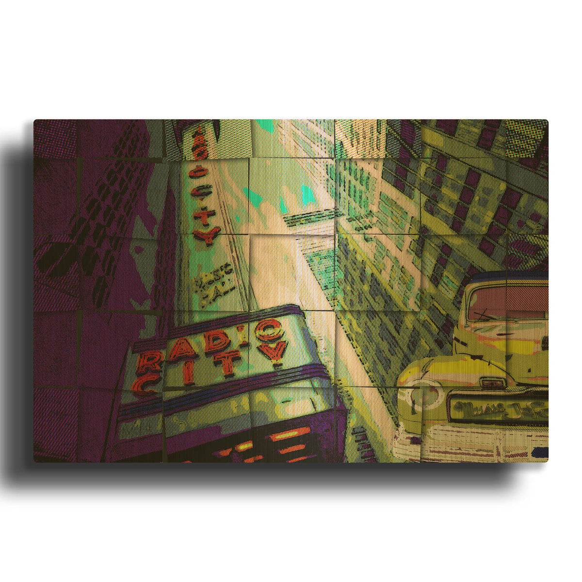'Music Hall' By Irena Orlov Gold Metal Wall Art