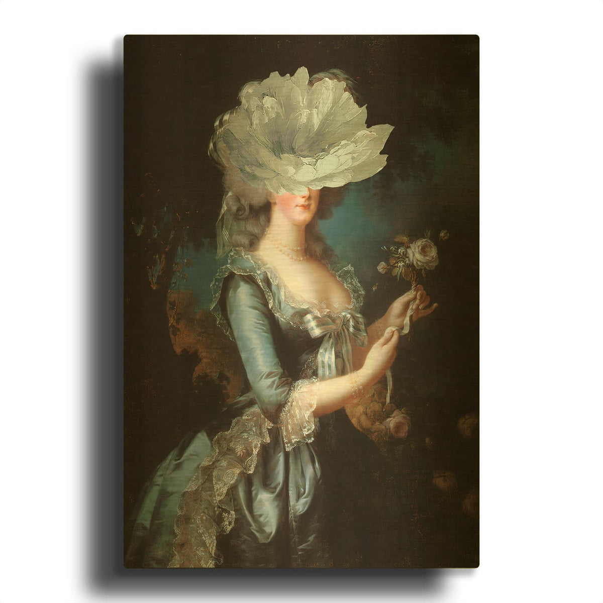 'Portrait Of Lady Gustaf Lundberg' By Irena Orlov Gold Metal Wall Art
