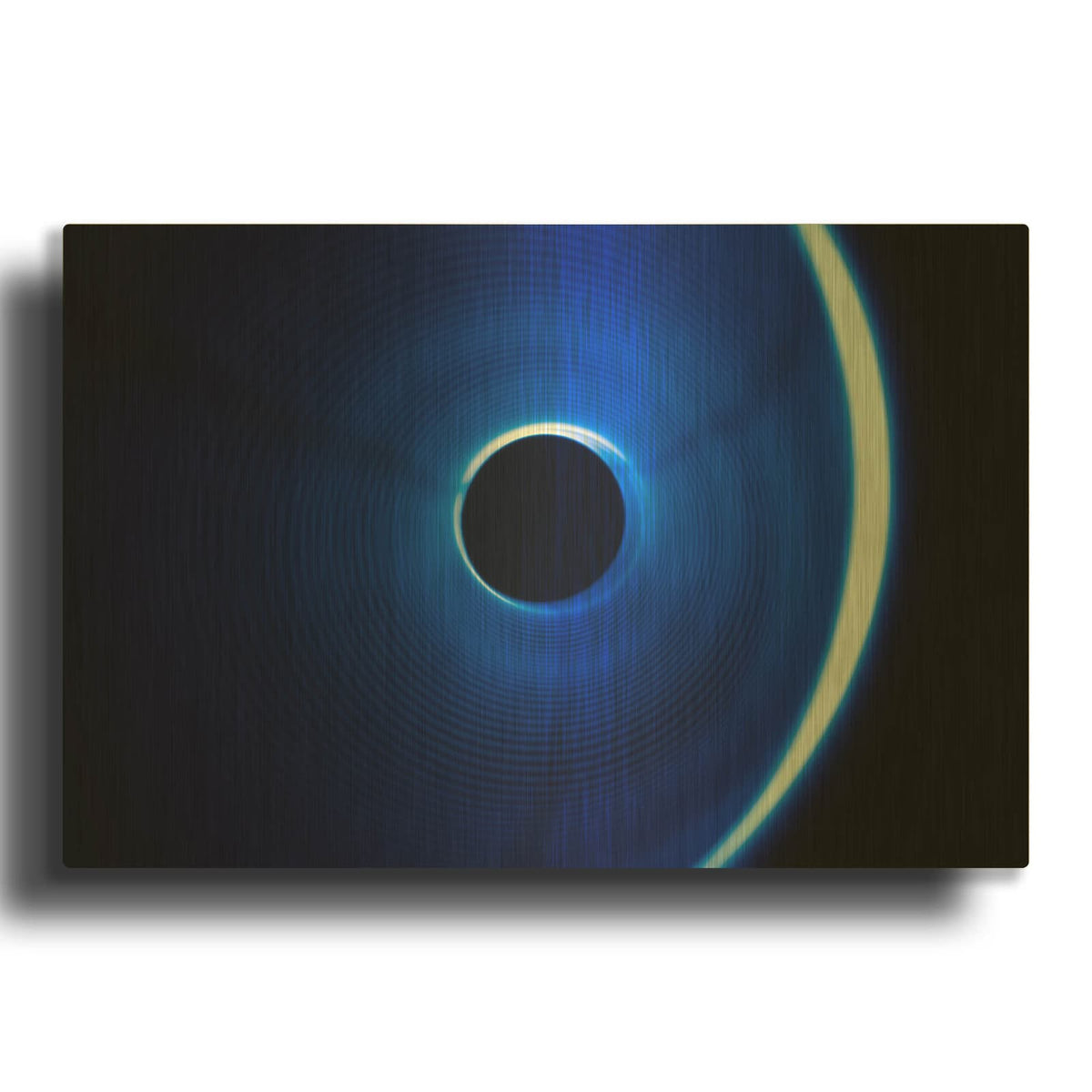 'Sound Waves' By Luxe Gold Metal Wall Art