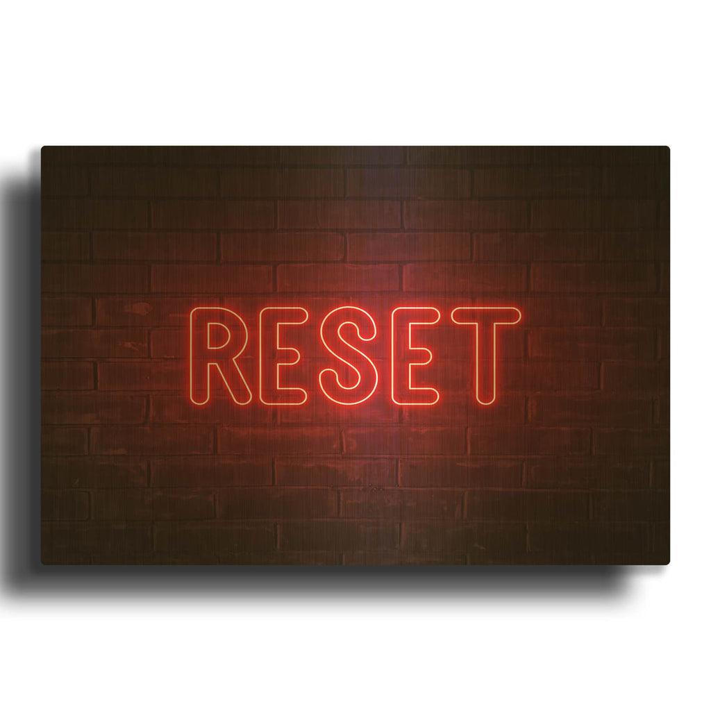 'Reset' By Luxe Gold Metal Wall Art