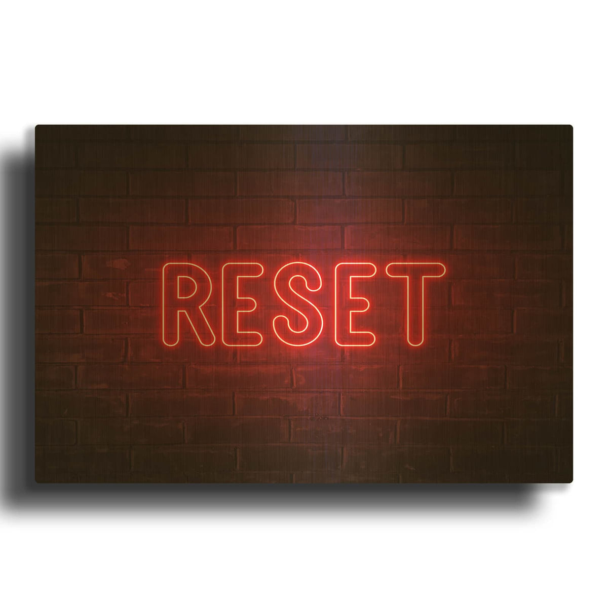'Reset' By Luxe Gold Metal Wall Art