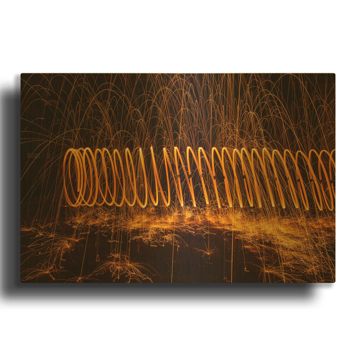 'Raving In Nevada' By Luxe Gold Metal Wall Art