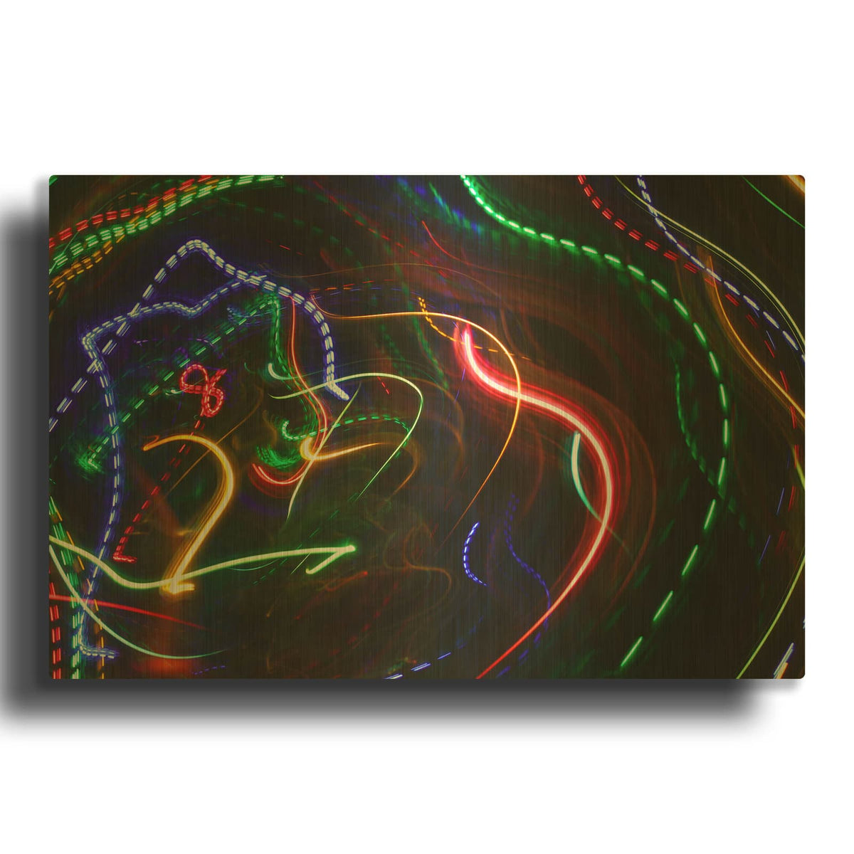 'Raving In Ibiza' By Luxe Gold Metal Wall Art