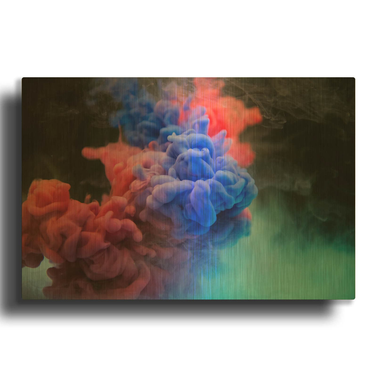 'Pink Smokey Haze' By Luxe Gold Metal Wall Art