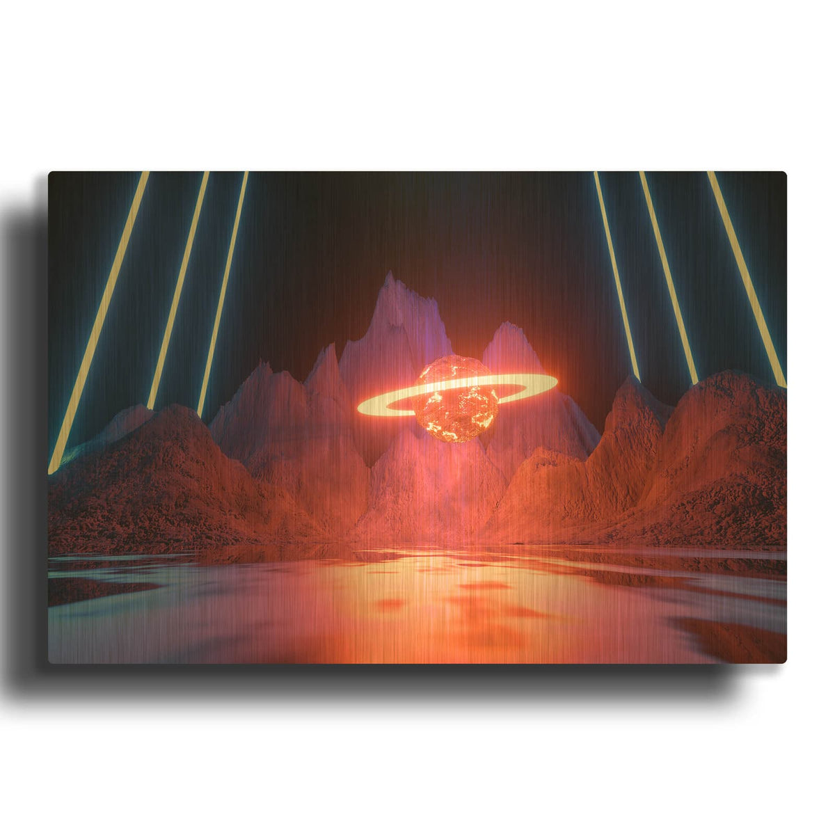 'It Was All A Dream' By Luxe Gold Metal Wall Art