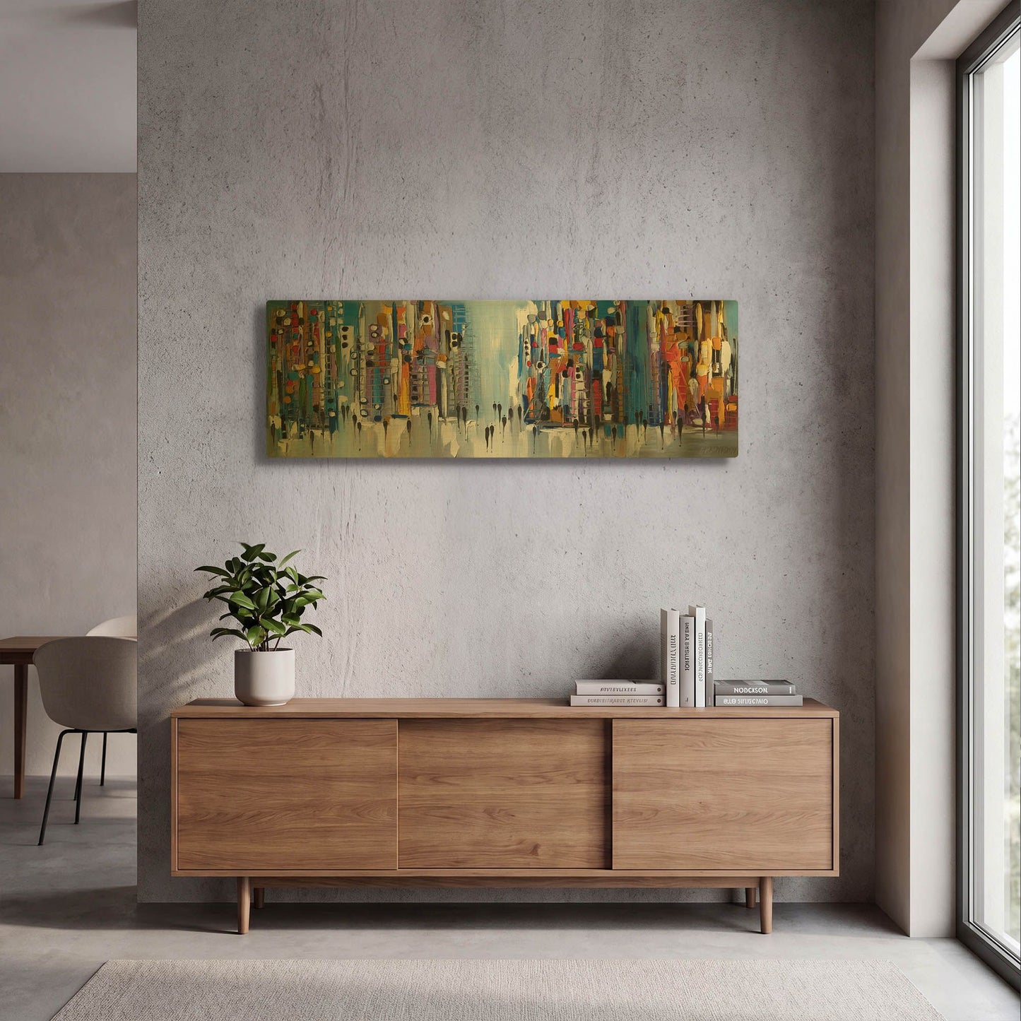 'Charming City' By Ekaterina Ermilkina Gold Metal Wall Art