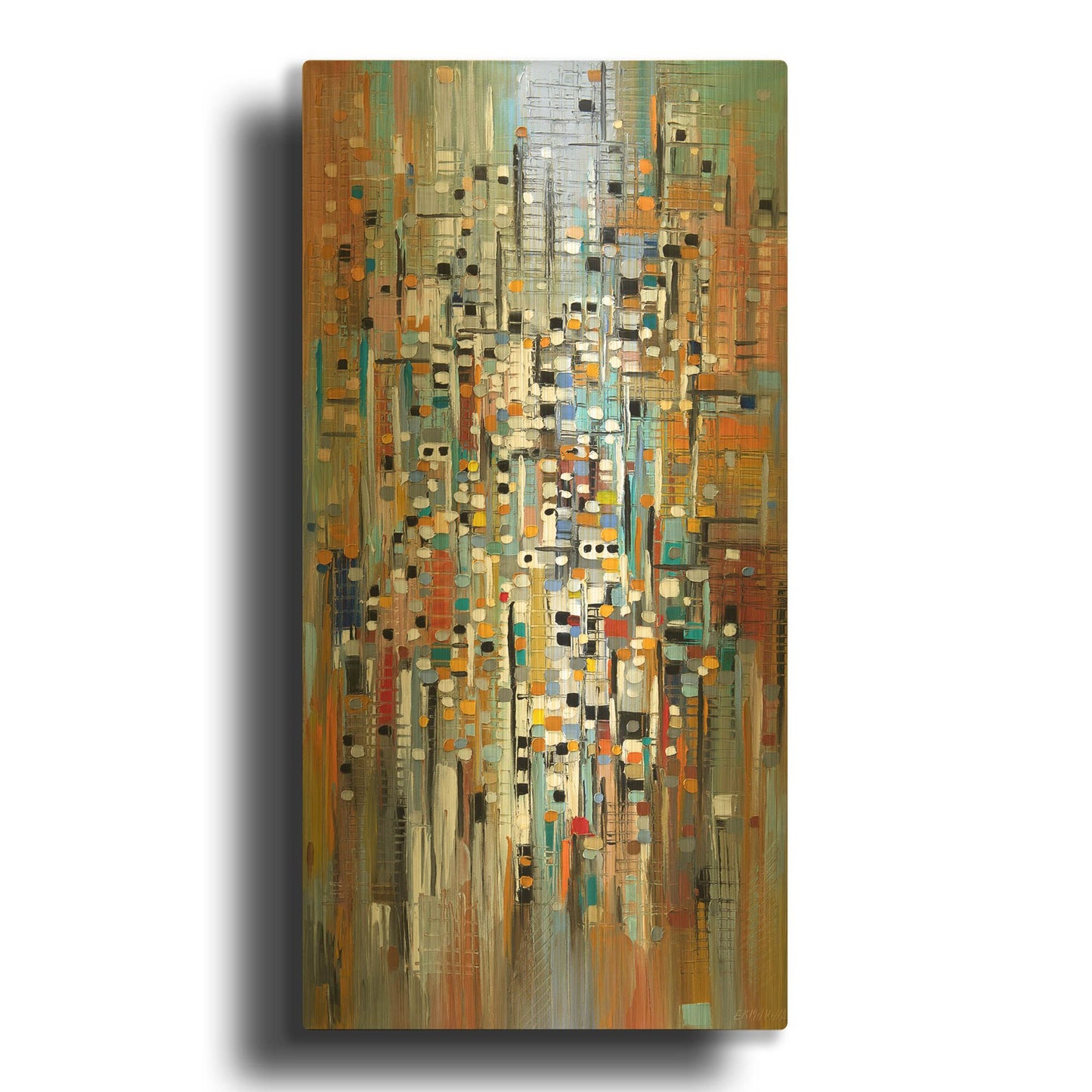 'It' By Ekaterina Ermilkina Gold Metal Wall Art
