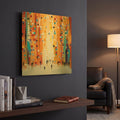 'Sunset Mood' By Ekaterina Ermilkina Gold Metal Wall Art