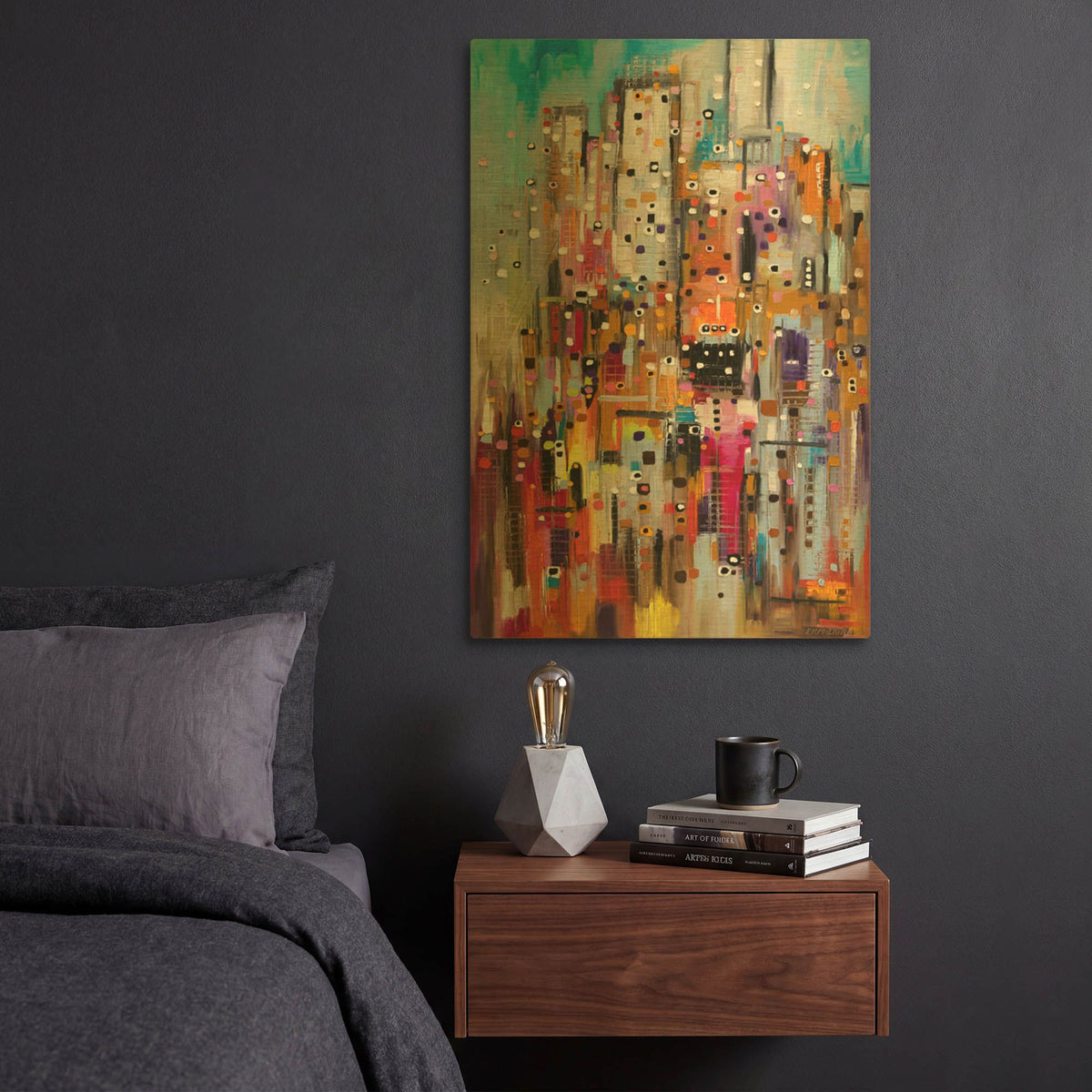 'Wonderland' By Ekaterina Ermilkina Gold Metal Wall Art