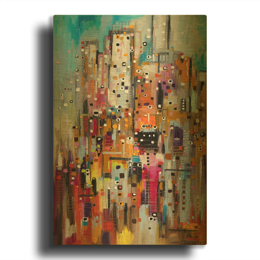 'Wonderland' By Ekaterina Ermilkina Gold Metal Wall Art