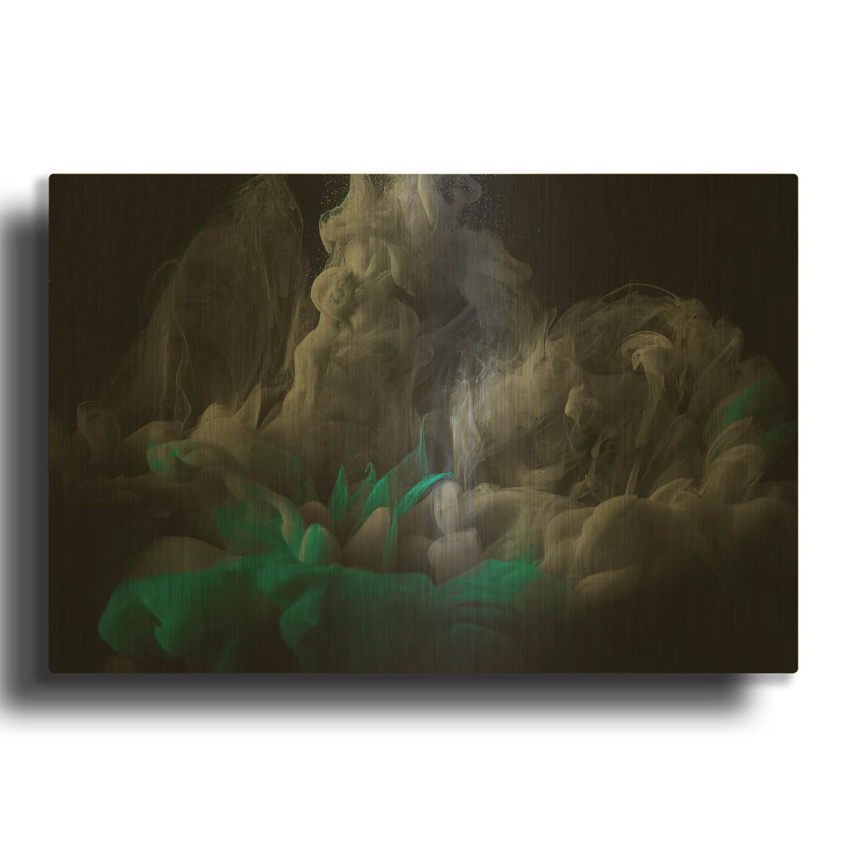 'Fighting Inner Demons' By Luxe Gold Metal Wall Art