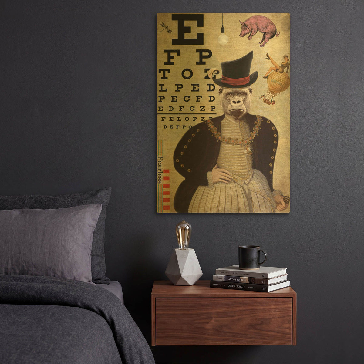 '2020' By Elo Marc Gold Metal Wall Art