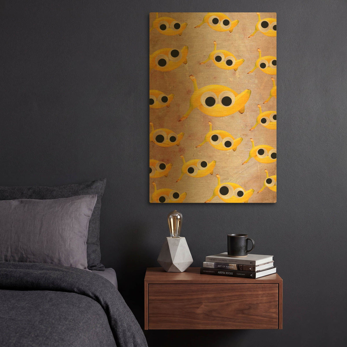 'Goin' By Elo Marc Gold Metal Wall Art