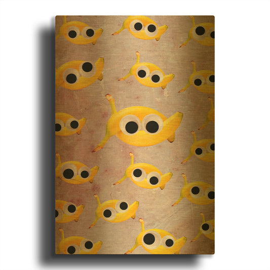 'Goin' By Elo Marc Gold Metal Wall Art