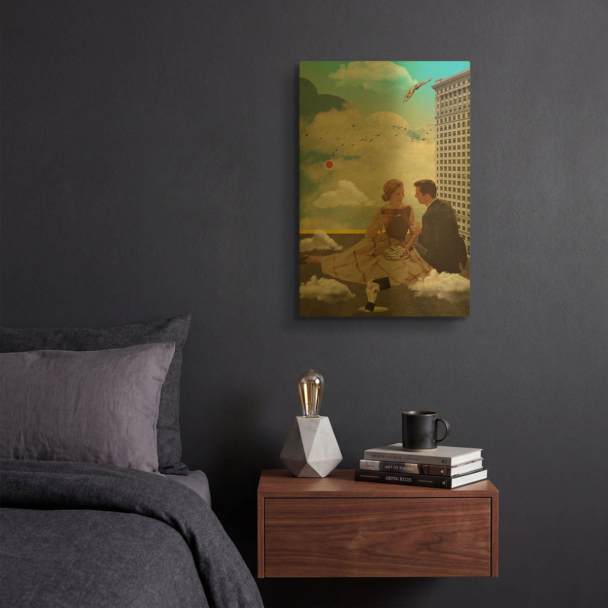 'All Eyes On Me' By Elo Marc Gold Metal Wall Art