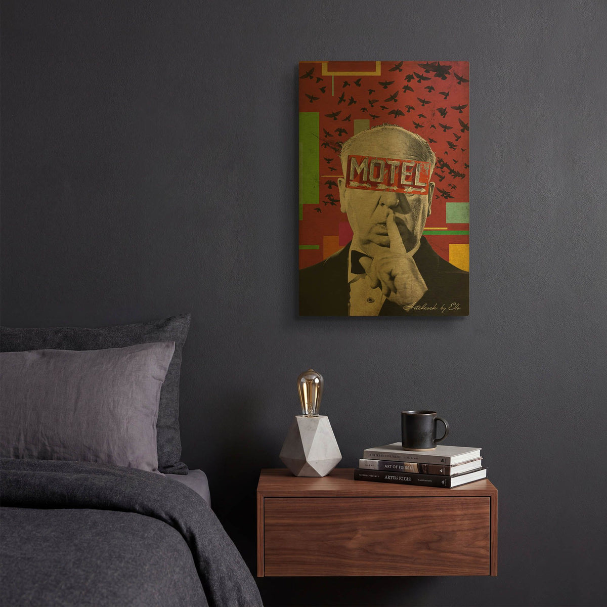 'Alfred' By Elo Marc Gold Metal Wall Art