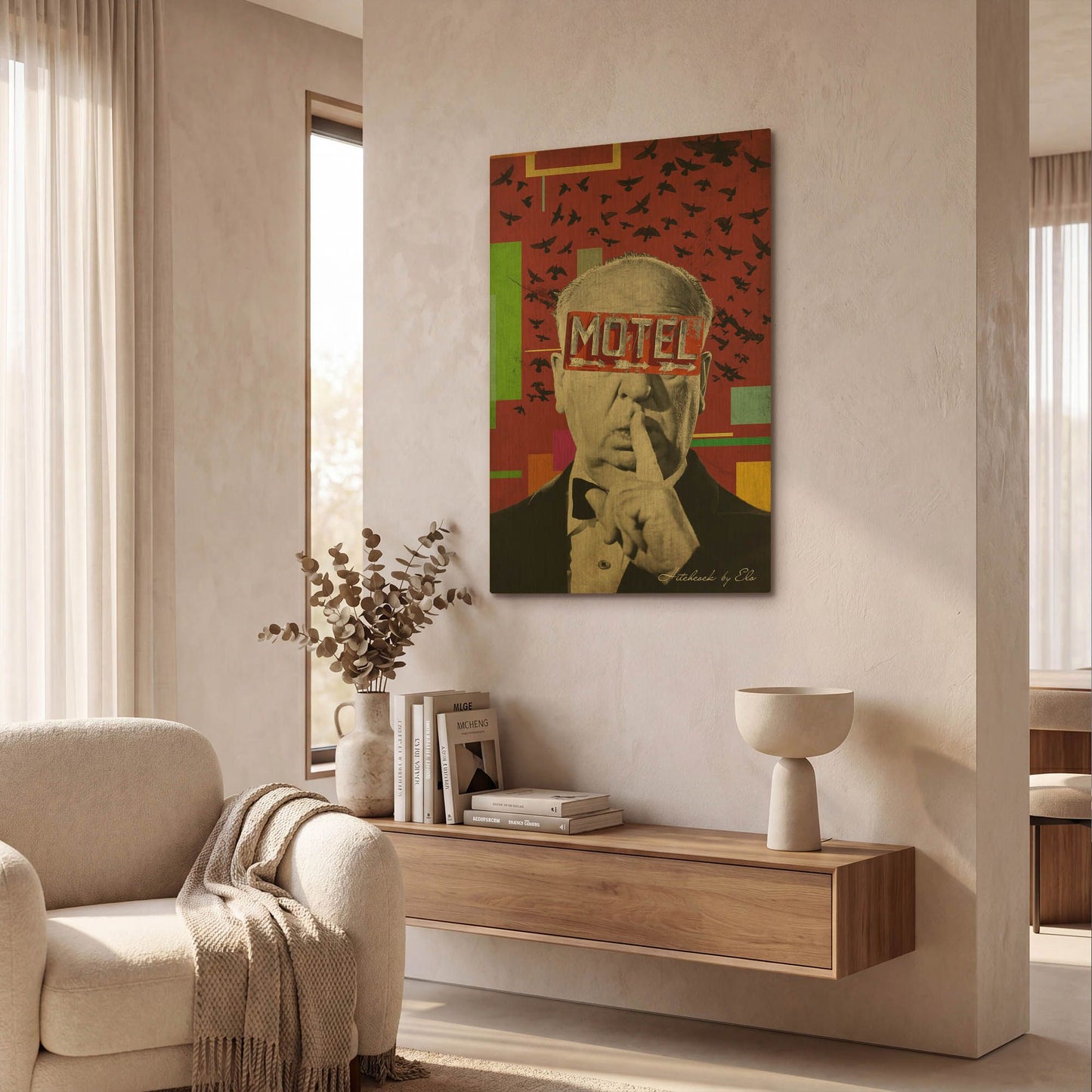 'Alfred' By Elo Marc Gold Metal Wall Art