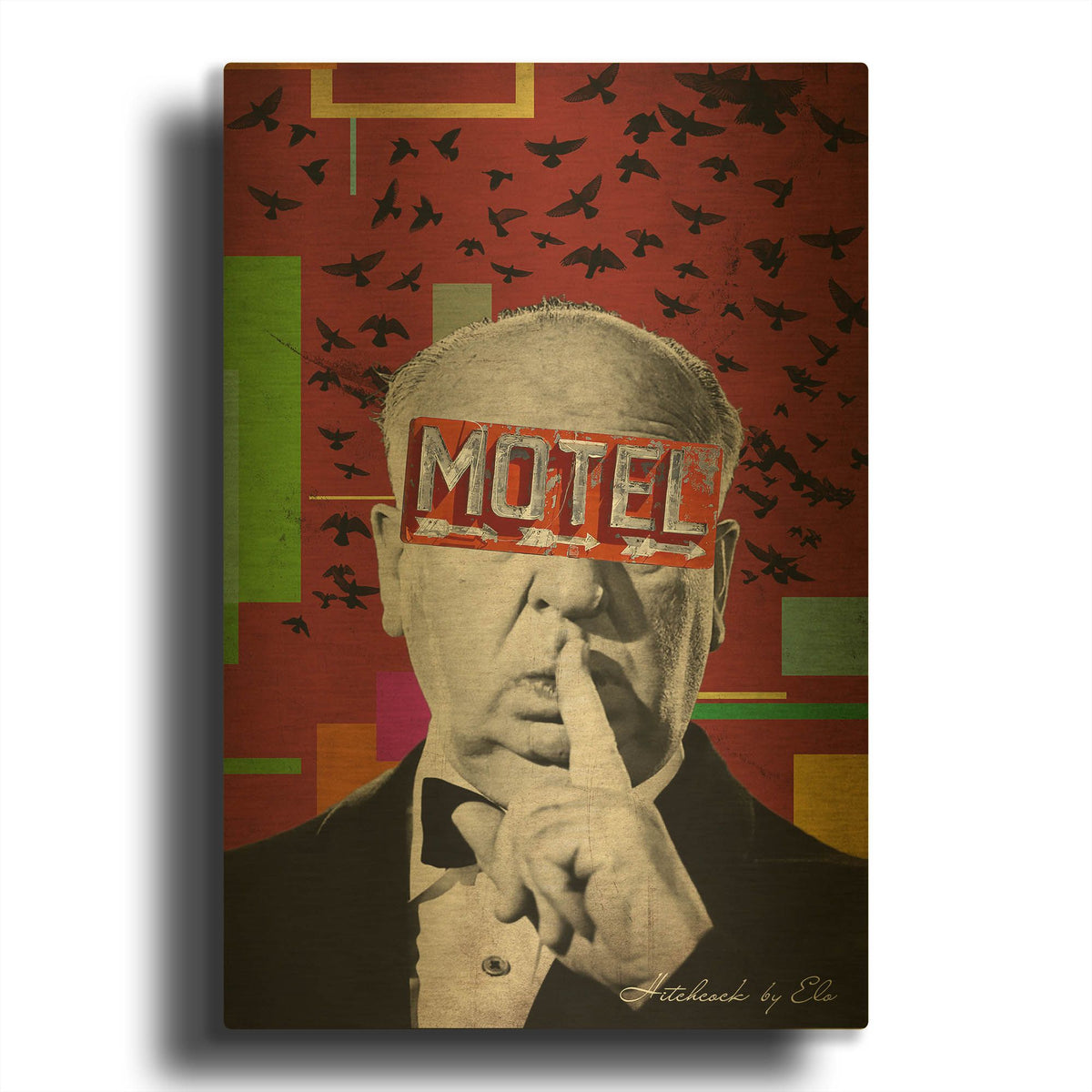 'Alfred' By Elo Marc Gold Metal Wall Art