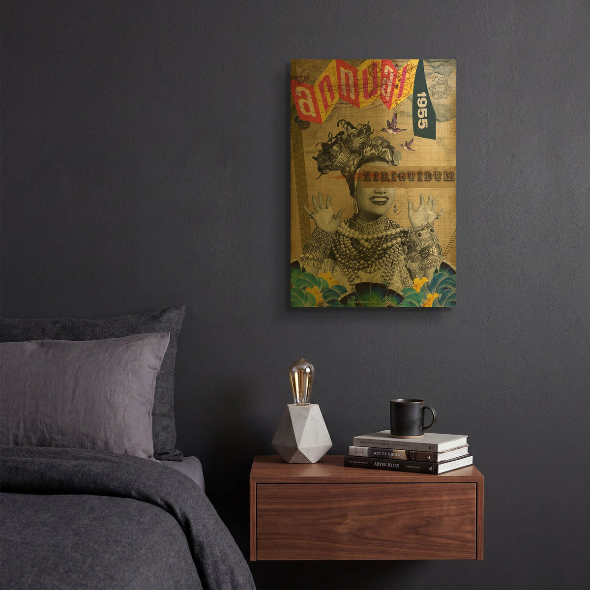 'Carmen' By Elo Marc Gold Metal Wall Art