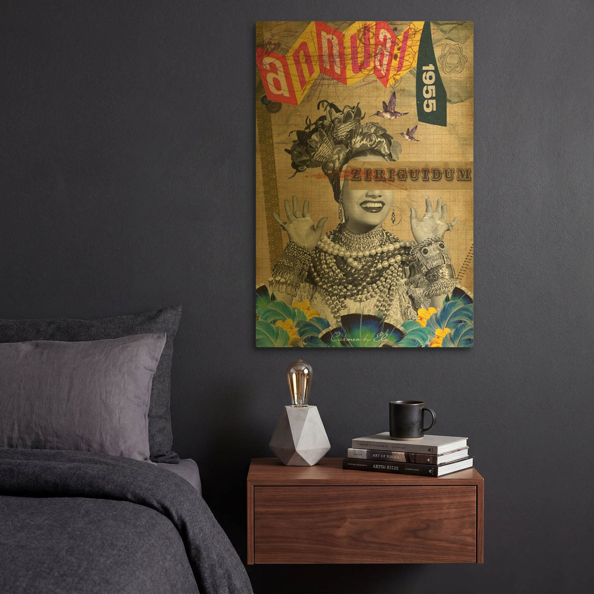 'Carmen' By Elo Marc Gold Metal Wall Art