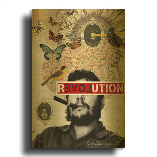 'Che' By Elo Marc Gold Metal Wall Art