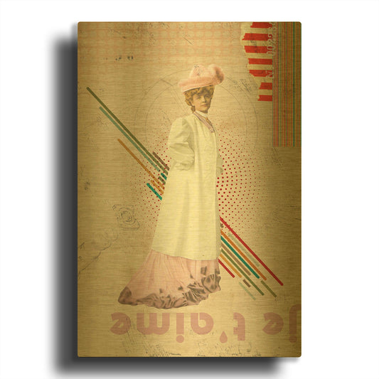 'Je T' By Elo Marc Gold Metal Wall Art