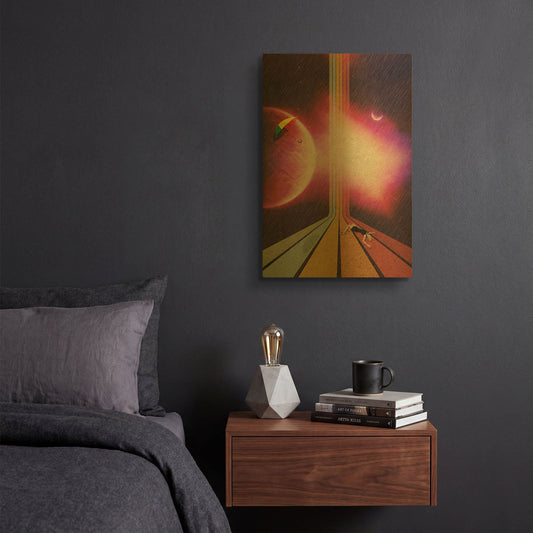 'Lost' By Elo Marc Gold Metal Wall Art