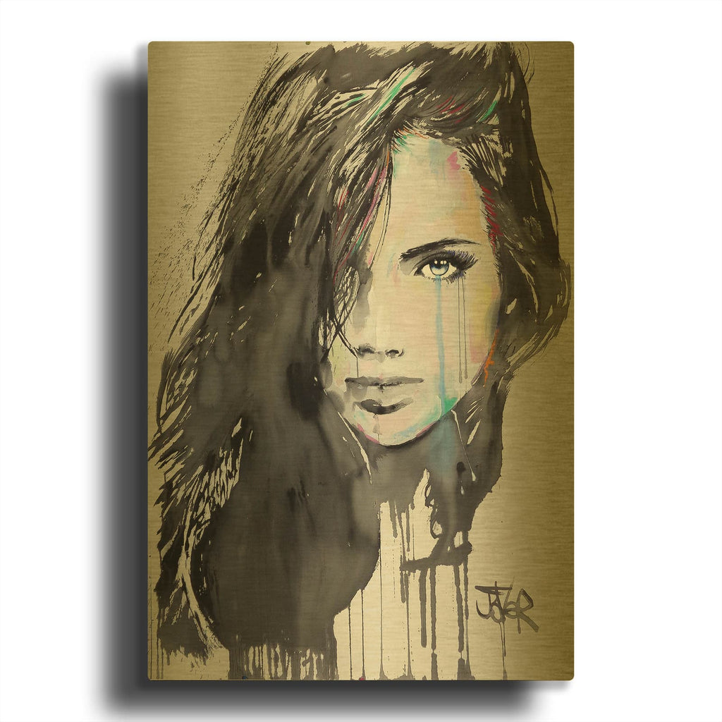 'Talisman' By Loui Jover Gold Metal Wall Art