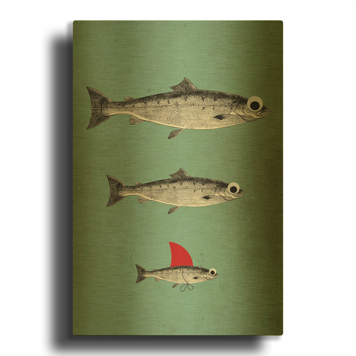 'Surviving' By Elo Marc Gold Metal Wall Art