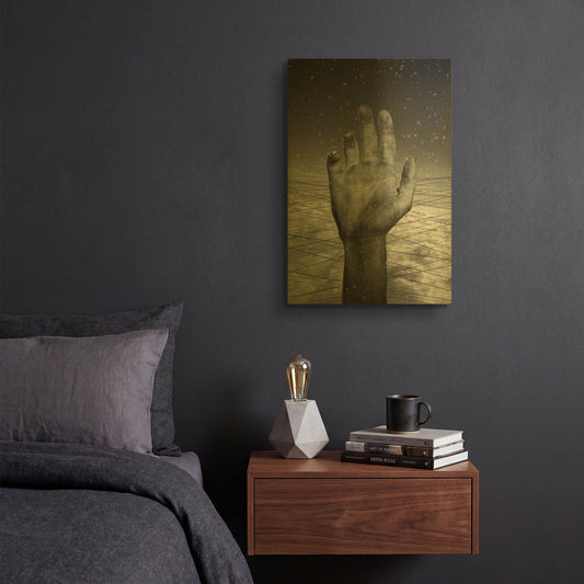 'Freedom' By Elo Marc Gold Metal Wall Art