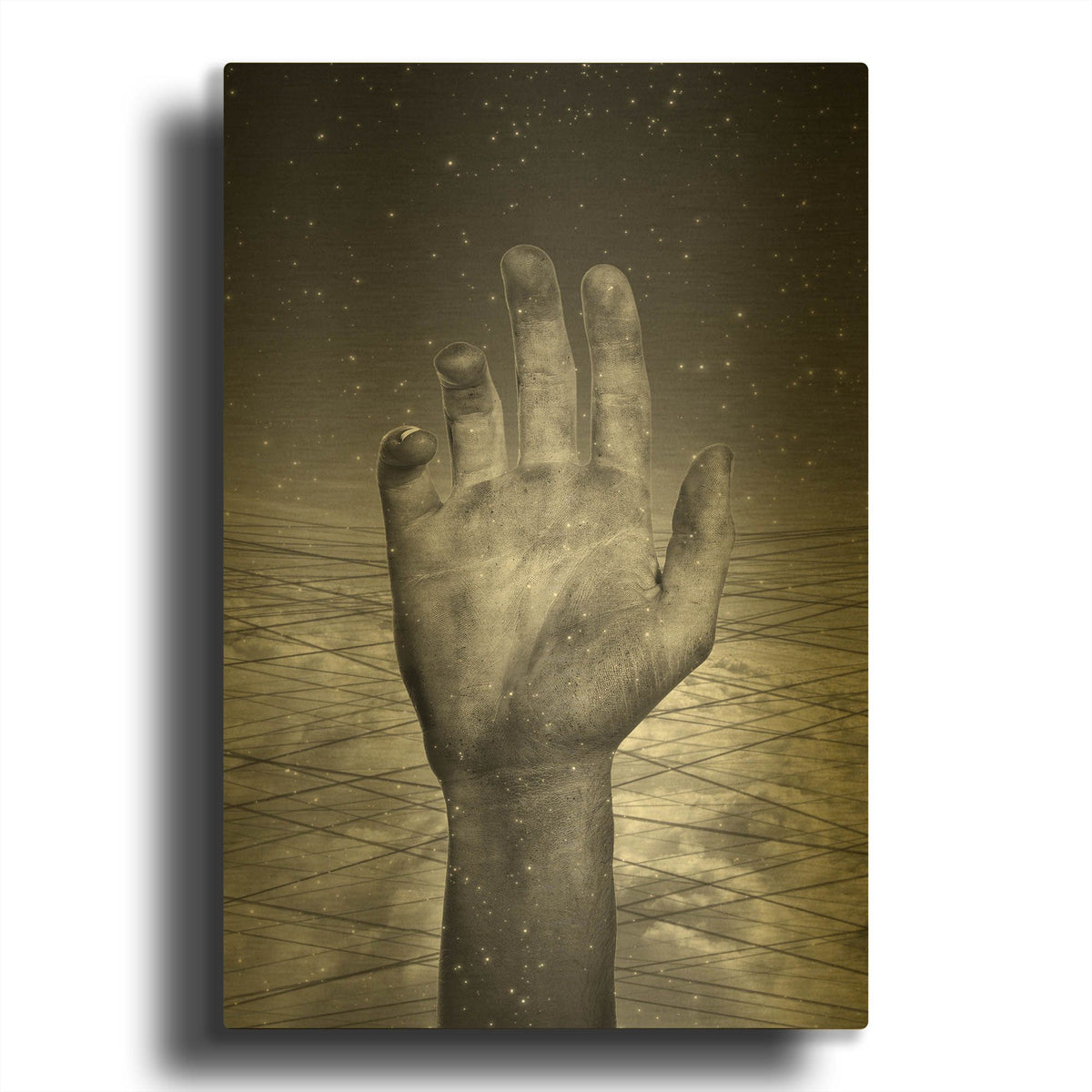 'Freedom' By Elo Marc Gold Metal Wall Art
