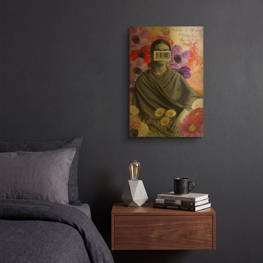 'Frida' By Elo Marc Gold Metal Wall Art