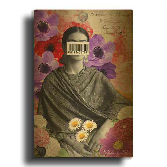 'Frida' By Elo Marc Gold Metal Wall Art