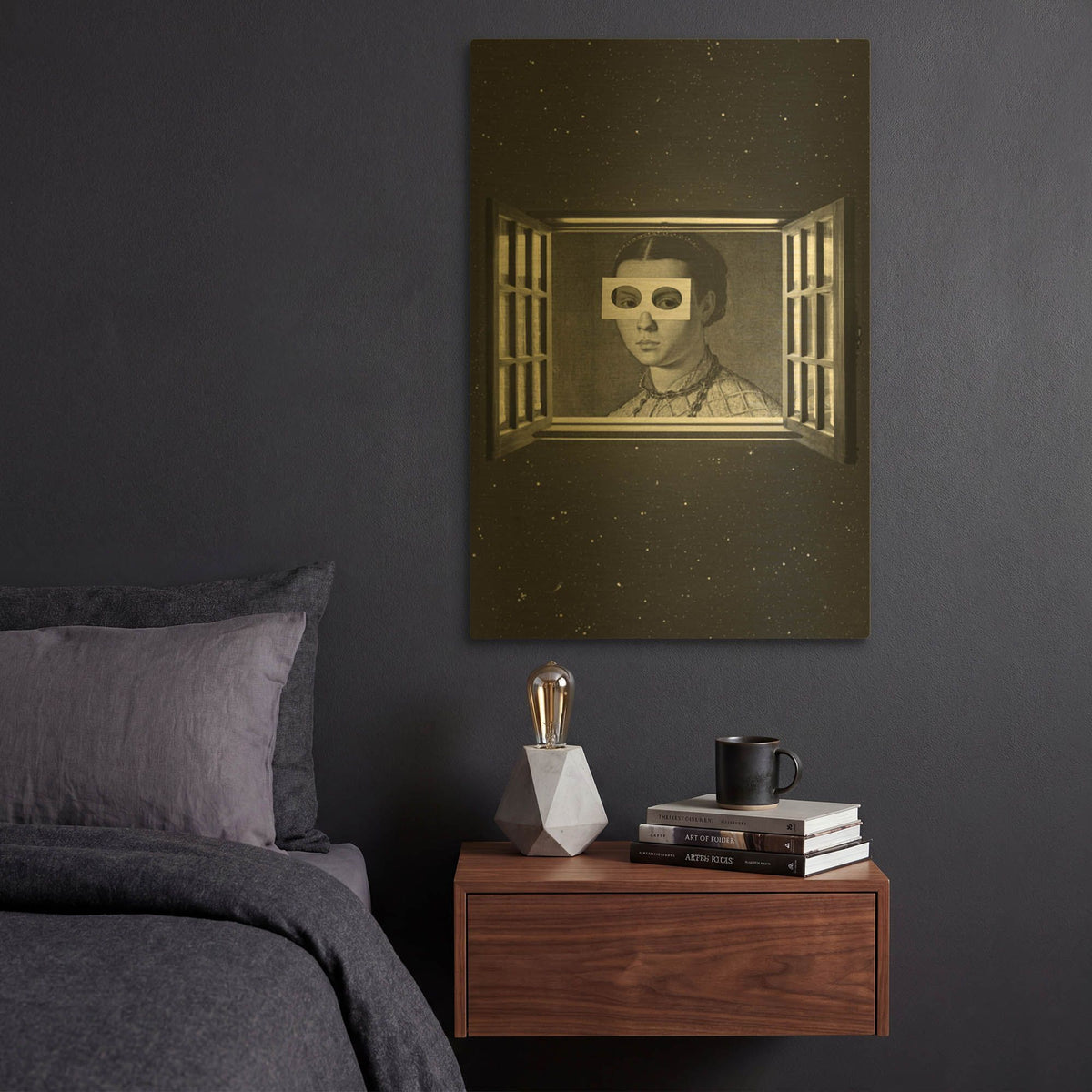 'Hope' By Elo Marc Gold Metal Wall Art