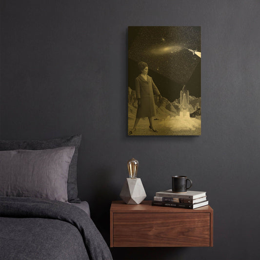 'Launched' By Elo Marc Gold Metal Wall Art