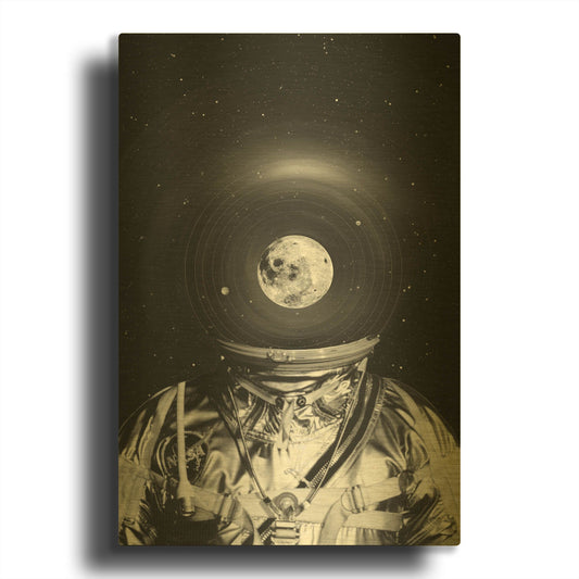 'The Creator' By Elo Marc Gold Metal Wall Art