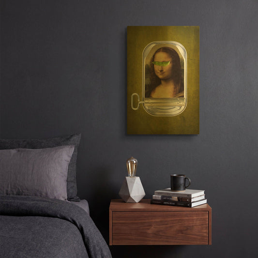 'Canned' By Elo Marc Gold Metal Wall Art