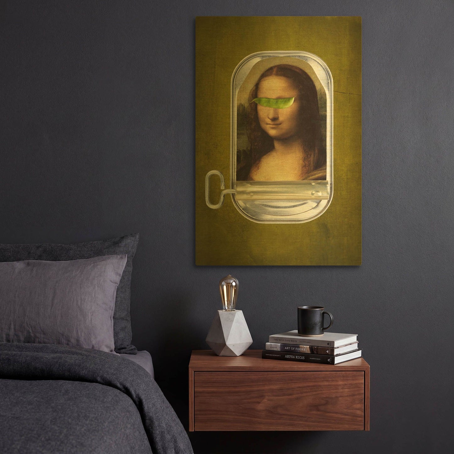 'Canned' By Elo Marc Gold Metal Wall Art