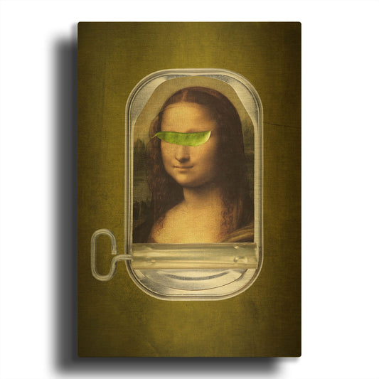 'Canned' By Elo Marc Gold Metal Wall Art