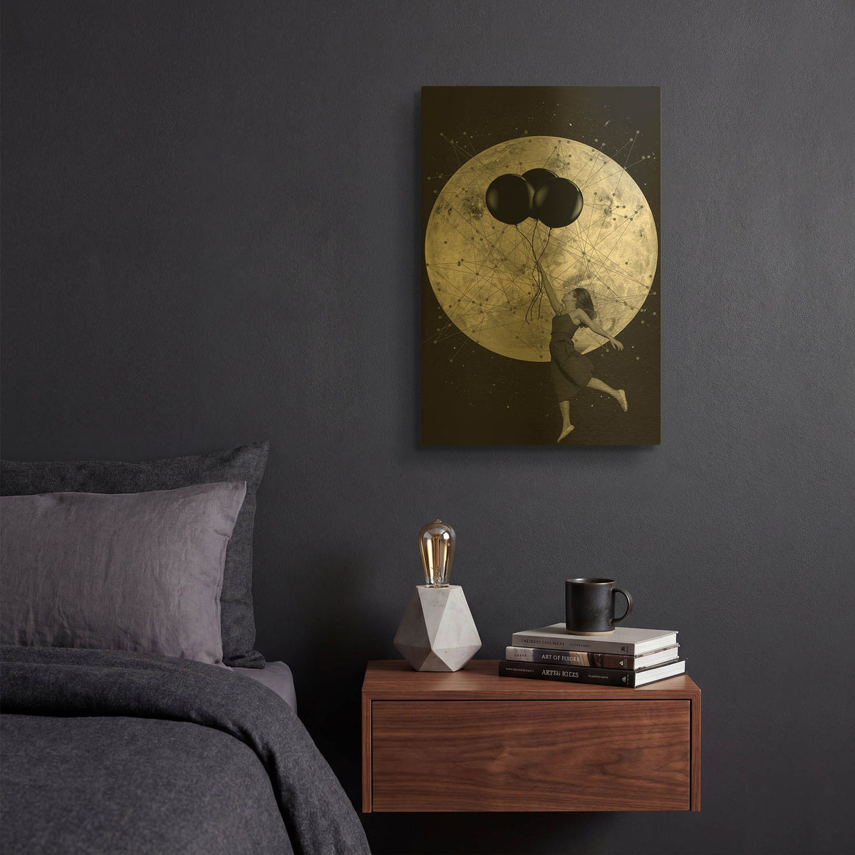 'Women Are From Venus' By Elo Marc Gold Metal Wall Art