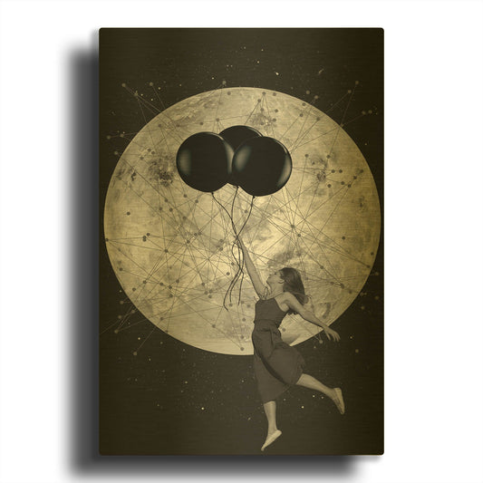 'Women Are From Venus' By Elo Marc Gold Metal Wall Art