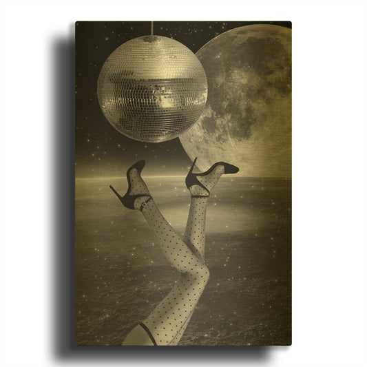 'Hangin' By Elo Marc Gold Metal Wall Art