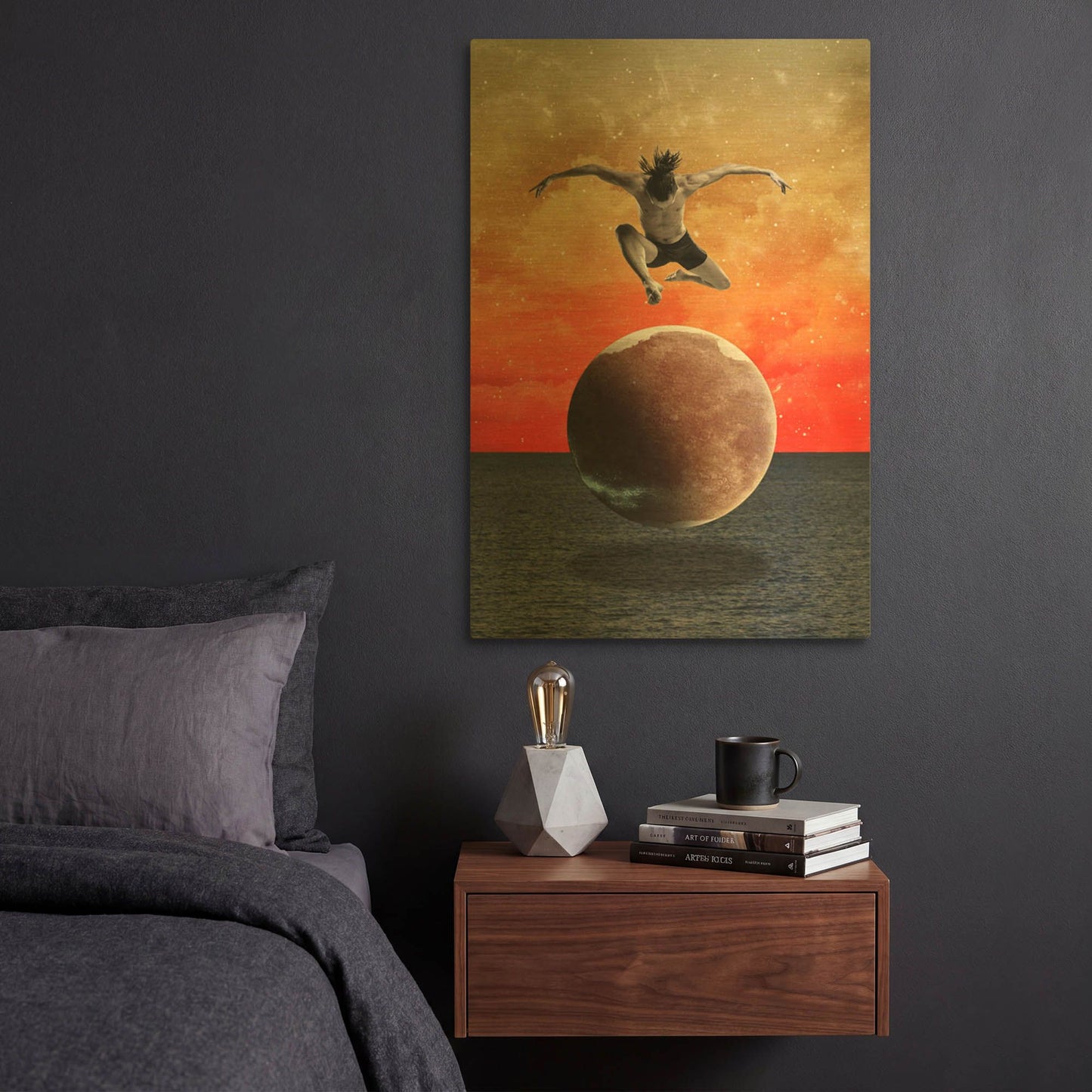 'Infinity' By Elo Marc Gold Metal Wall Art