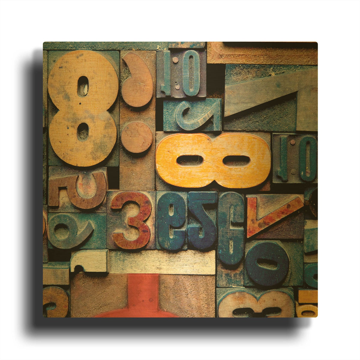 'Typography Photography 12' By Holli Conger Gold Metal Wall Art